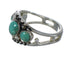 Authentic Sterling Silver Southwest Turquoise Ring Size 5 YX92912